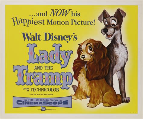 Lady And The Tramp 1955 Poster Us Original Film Posters Online