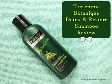 Tresemme Botanique Detox And Restore Shampoo Review