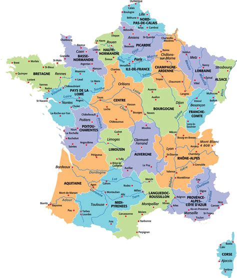 La Carte De France Imagexxl