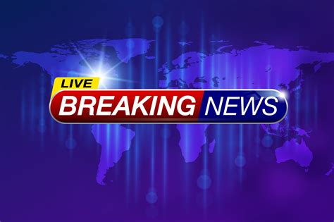 Live Breaking News Banner With Global Map 681862 Vector Art At Vecteezy