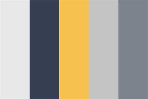Yellow And Grey Color Palette