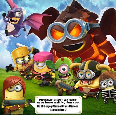 Clash Of Clans Minions Triptych Clash Of Clans Hack Clash Of Clans