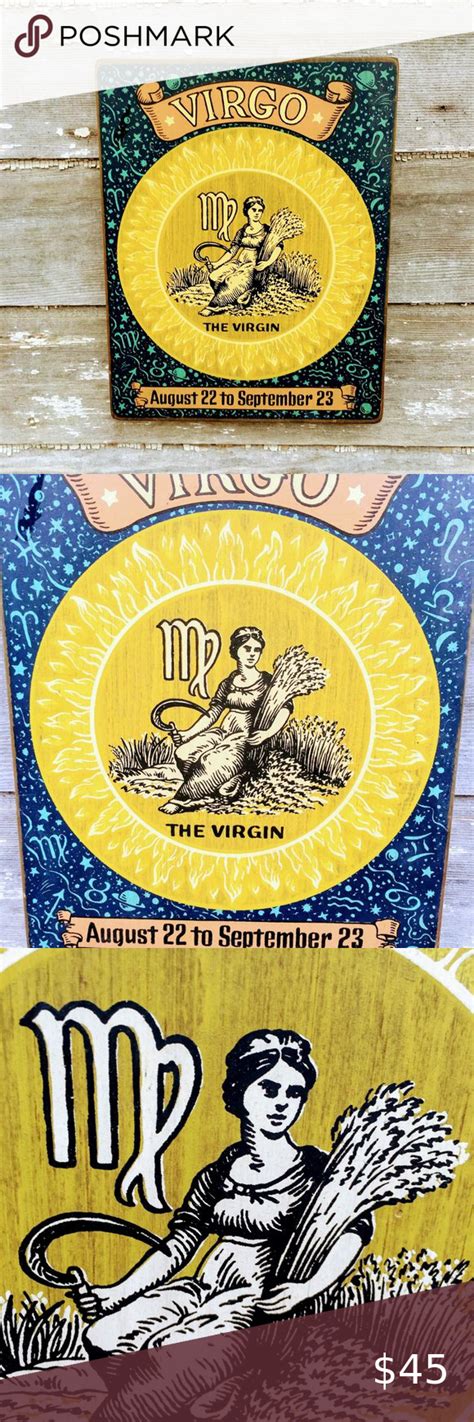 Vintage Virgo The Virgin Horoscope Zodiac Picture Virgo Pictures