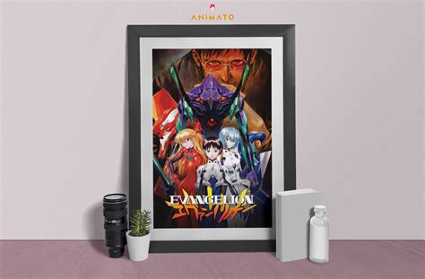Neon Genesis Poster Evangelion Anime New Manga Wall Art Décor Etsy