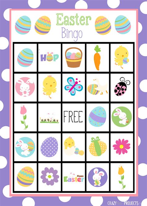 Free Easter Printable Bingo Cards