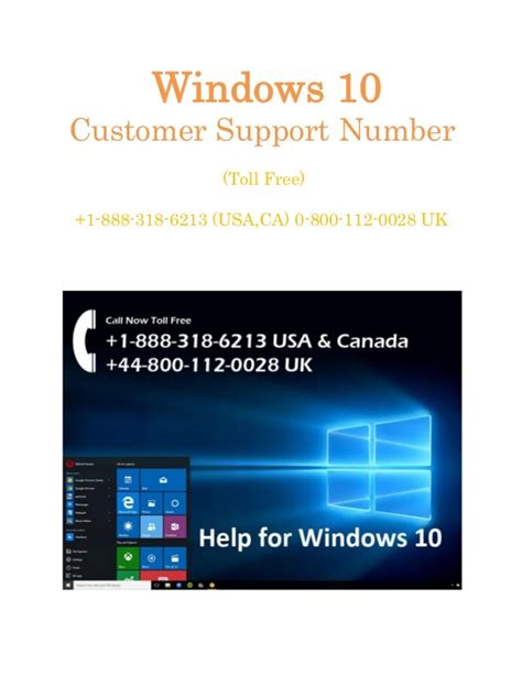 Windows 10 Customer Support Number 1 888 318 6213 Usaca