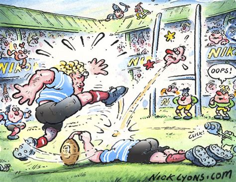 Rugby Cartoon By Nick Lyons Sports Cartoon Toonpool