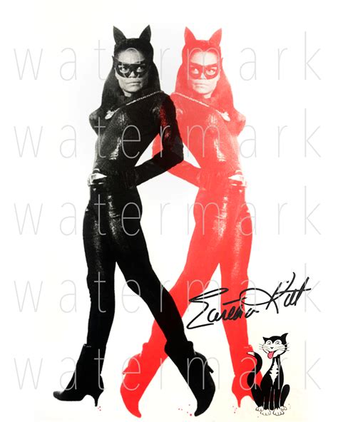 Eartha Kitt Catwoman Signed 8x10 Inch Print Photo Poster Picture