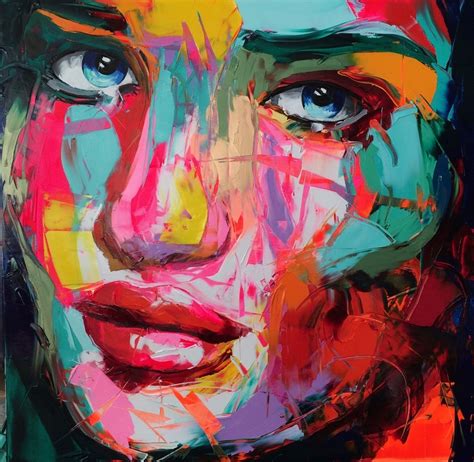 Abstract Oil Wall Artworks Woman Face Painting Modern Oil