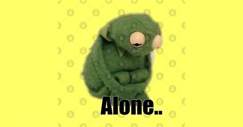 Alone Pepe Lonely Meme Memes Sticker Teepublic