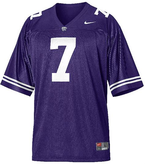 Kansas State Wildcats Youth 7 Purple College Football Jersey By Nike