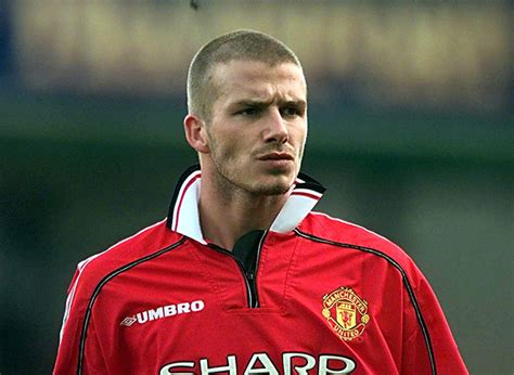 David Beckham A Career In Hairstyles In Pictures Football The