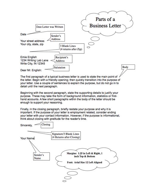 Parts Of A Business Letter Welcome To My Simple Blog