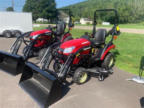 2021 Yanmar Sa221 Tractor With 60 Mid Mower And Front Loader 10 Year