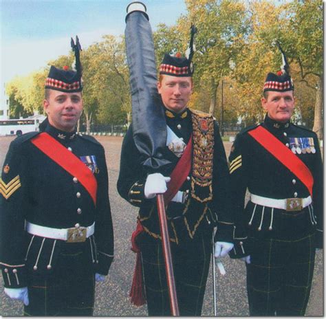 The Royal Scots Colour Party 2005 British Army Regiments British