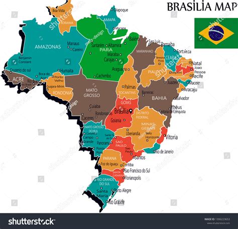 Brazil Map Detailed Political Map Of Brazil Ezilon Maps Click On