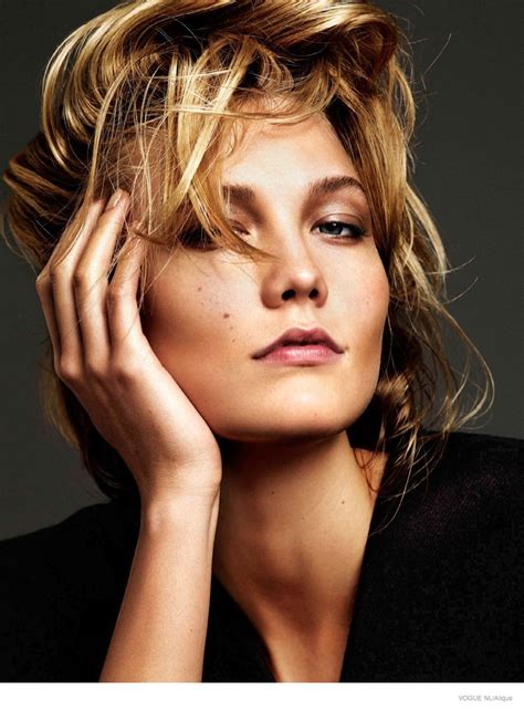 Karlie Kloss Models Messy Hairstyles For Cover Shoot Of Vogue Netherlands