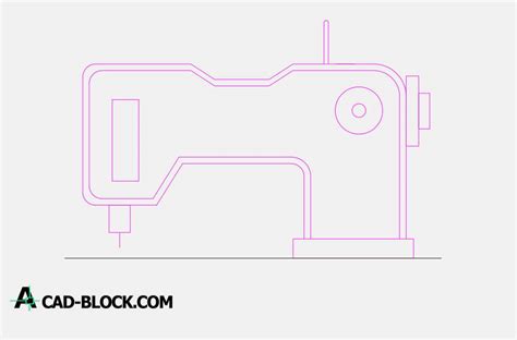 See popular blocks and top brands. CAD Sewing machine DWG - Free CAD Blocks