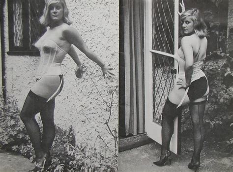 Some Vintage Upskirt Stockings Panties Magazine Photos Photo