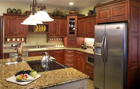 Modern Brown Wood Kitchen Cabinets Decor Units