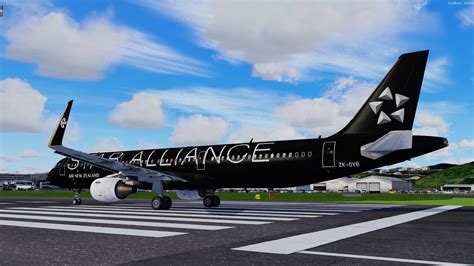 Air New Zealand Airbus A321 271n Zk Oyb All Black Star Alliance