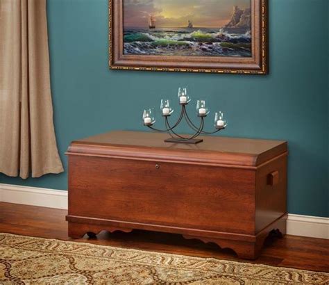 Cherry Wood Hope Chest From Dutchcrafters Amish Furniture