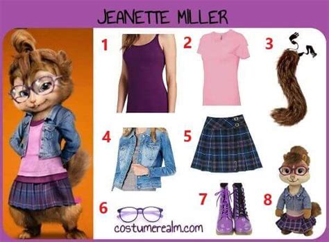 How To Dress Like Jeanette Miller Costume Diy Jeanette Chipette
