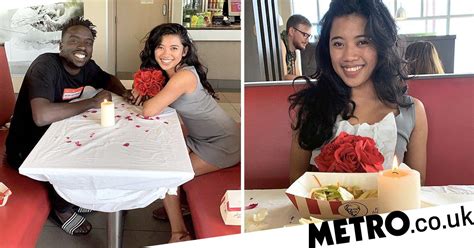 Man Surprises Girlfriend With Romantic Three Course Dinner At Kfc