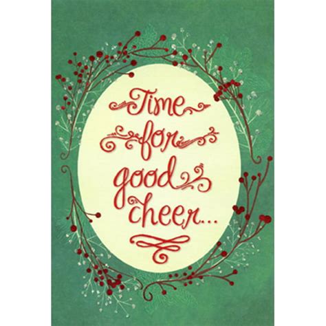 Designer Greetings Time For Good Cheer Package Of 8 Christmas Party