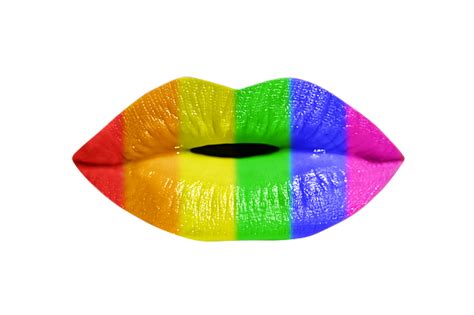 Rainbow Lips T Shirt For Sale By Delphimages Photo Creations