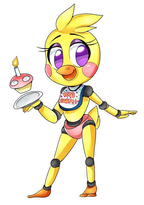 Five Nights At Freddys 2 Toy Chica Five Nights At Freddys Chico Animado Fnaf Dibujos