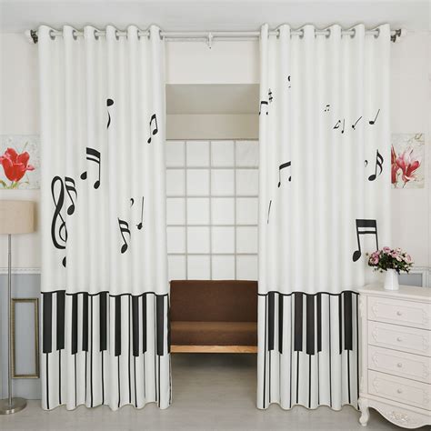 If you think a good song with curtain in the title is missing from this list, go ahead and add it so others can vote for it too. Black and White Unique Nursery Music Note Curtains and Drapes