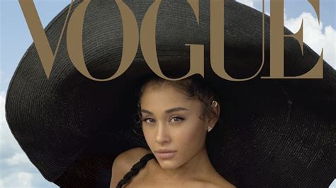 Ariana Grande Wears Natural Curly Hair On Vogue Cover — Photos Allure