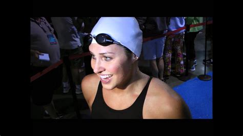 2012 U S Olympic Team Trials Kathleen Hersey Discusses 200m Butterfly Semifinal Youtube