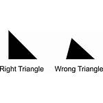 Right Wrong Triangles Clip Triangle Clipart Clker