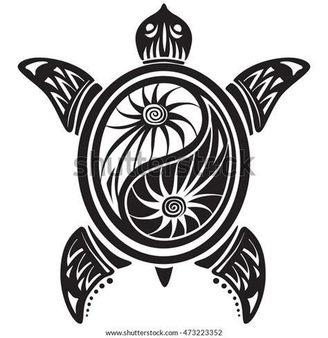 Decorative Turtle Stock Vector Royalty Free Shutterstock