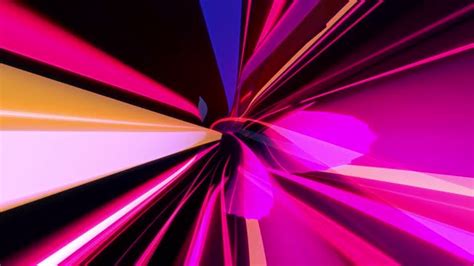 High Energy Flashing Abstract Colorful Light Warp Tunnel Loop By