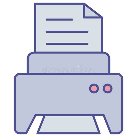 Copy Machine Facsimile Isolated Vector Icon Which Can Easily Modify Or