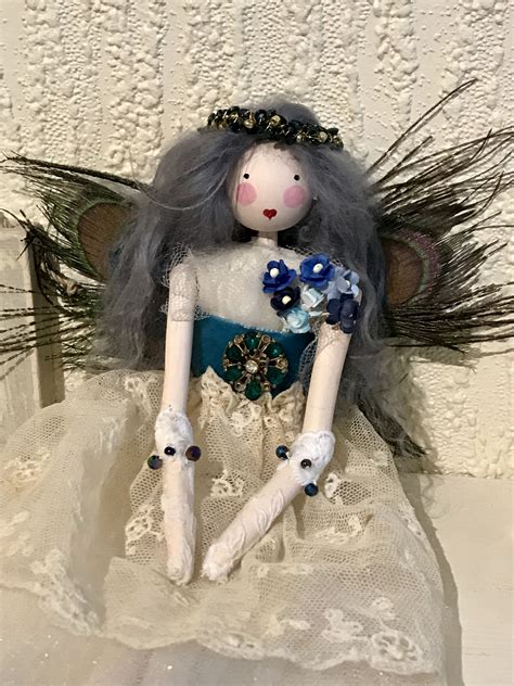 Vintage Handmade Fairy Doll Fairy Dolls Holiday Decor Novelty Christmas