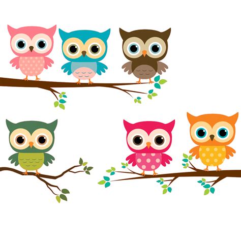 Stickers Hiboux Féériques Owl Clip Art Owl Cartoon Cute Owl Cartoon