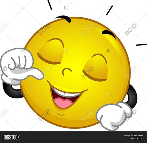 Illustration Featuring A Proud Smiley Stock Vector And Stock Photos