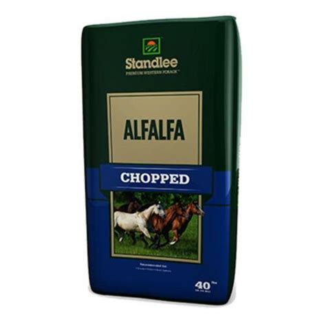 Standlee Hay 1100 70101 0 0 40 Lbs Premium Alfalfa Chopped Forage