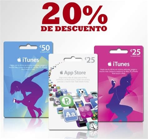 Open to users who redeem a google play gift card purchased at participating retailers between … Tarjetas de iTunes con un 20% de descuento en iPhoneros