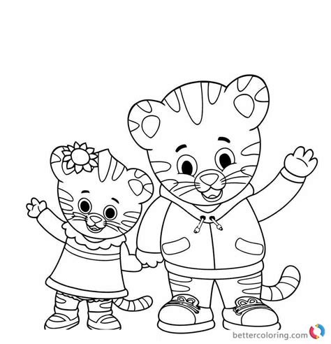 Download and print these free printable daniel tiger coloring pages for free. Daniel Tiger Coloring Pages - Free Printable Coloring Pages