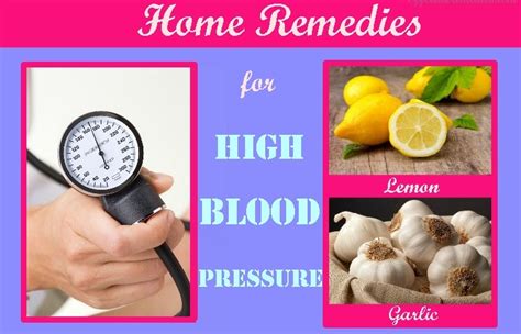 Natural Remedies For High Blood Pressure How To Instructions