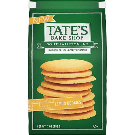 Tates Bake Shop Lemon Cookies 7 Ounce Pack Of 1