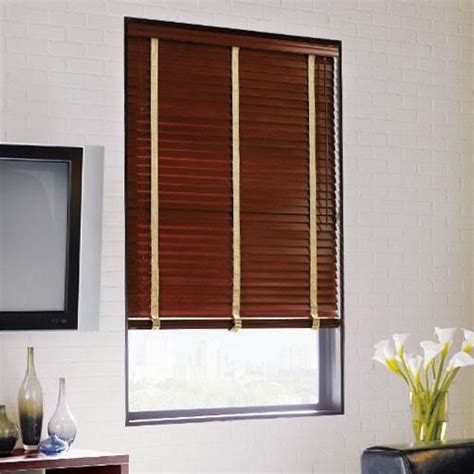 Levolor 2 Inch Premium Wood Blinds Wood Blinds Living