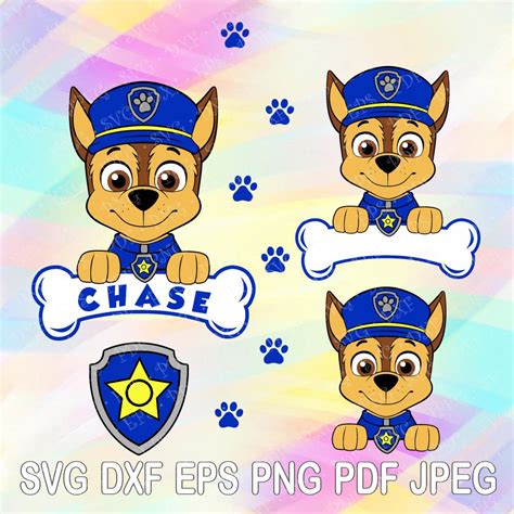 Paw Patrol Chase Svg Polechris
