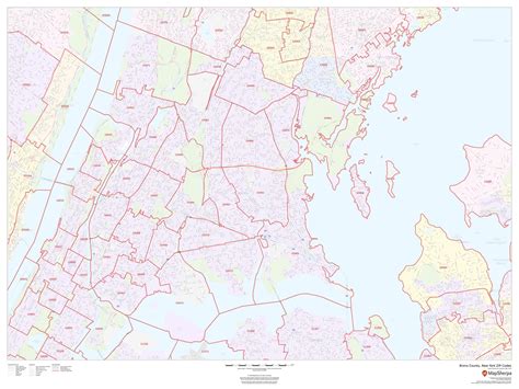 Bronx County Zip Code Map New York