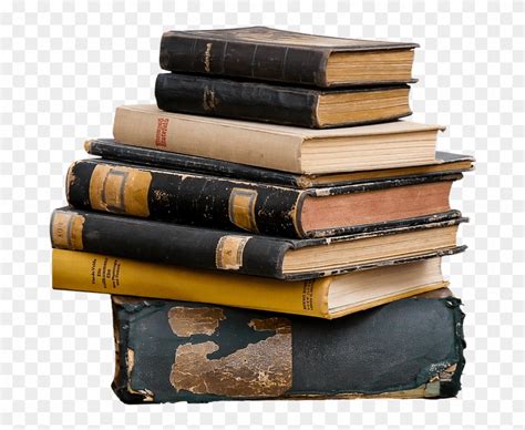 Books Pile Stack Of Books With Transparent Background Hd Png